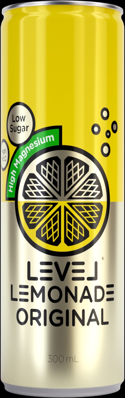 Level Lemonade Original can